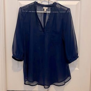 Dynamite NB Sheer Blouse in M